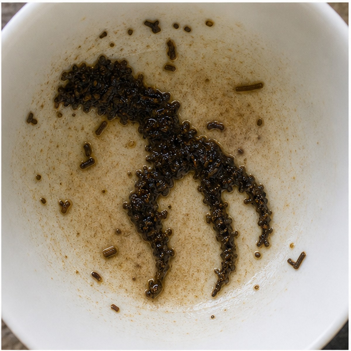 Claw tea leaves cup variation one