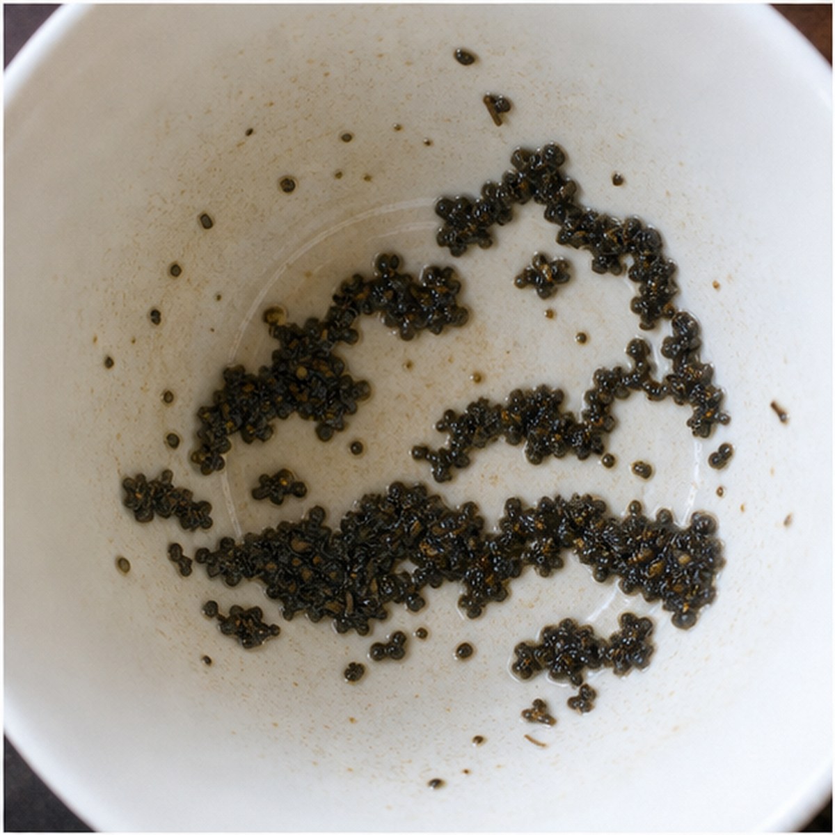 Clouds tea leaf reading cup example