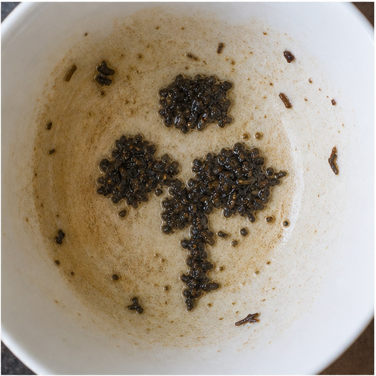 Clover tea leaves cup variation one