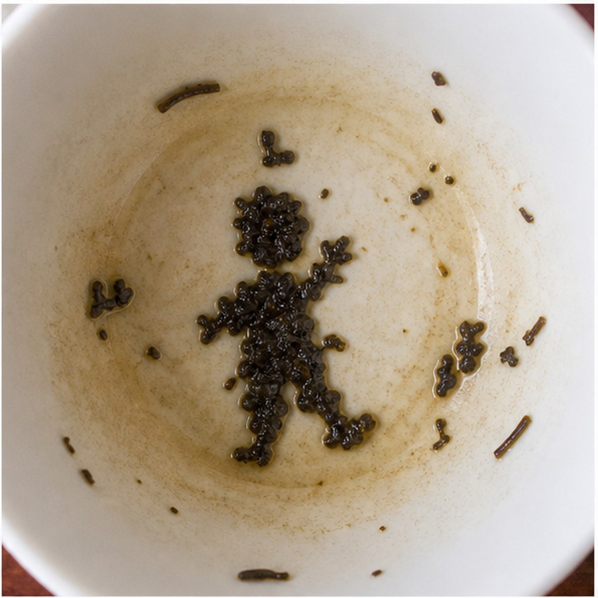 Clown tea leaves cup variation one