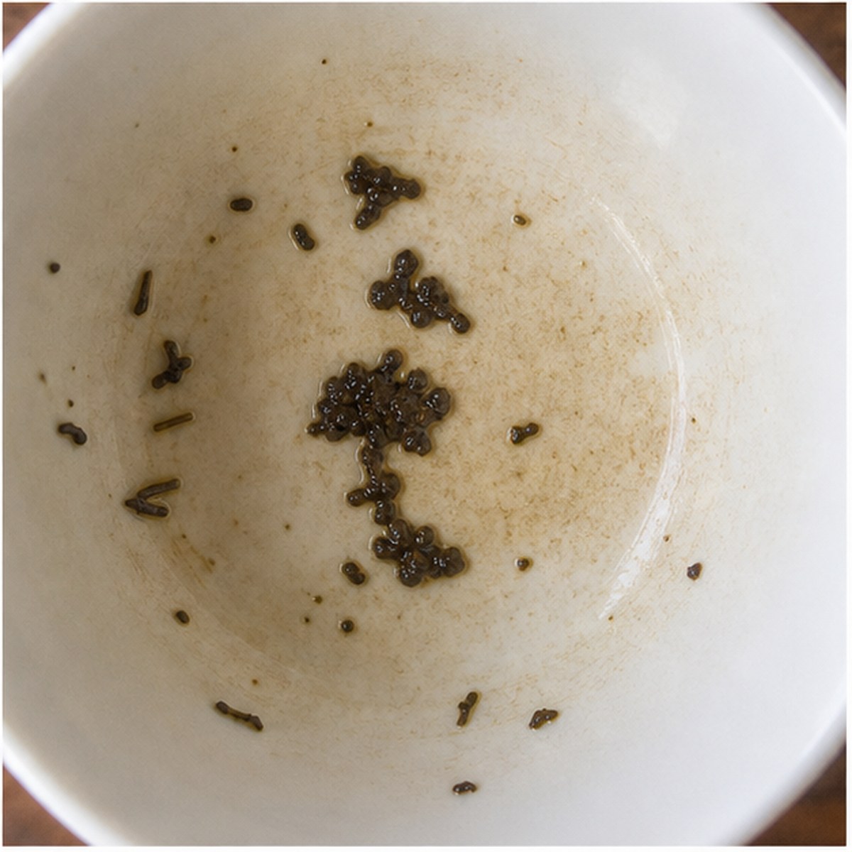 Clubs tea leaves cup variation three