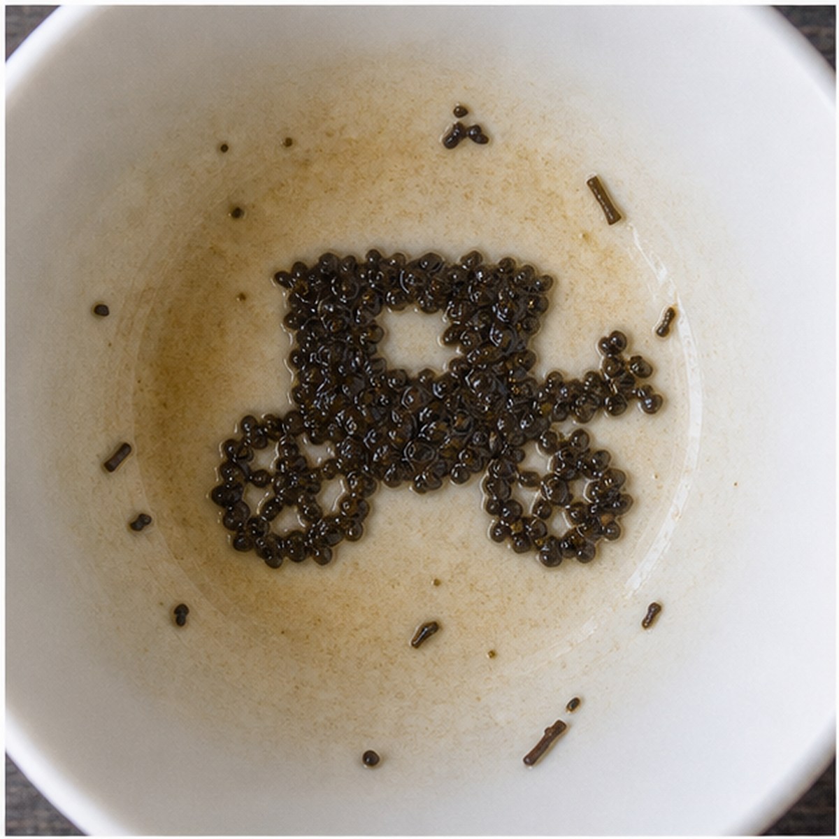 Coach tea leaf reading cup example