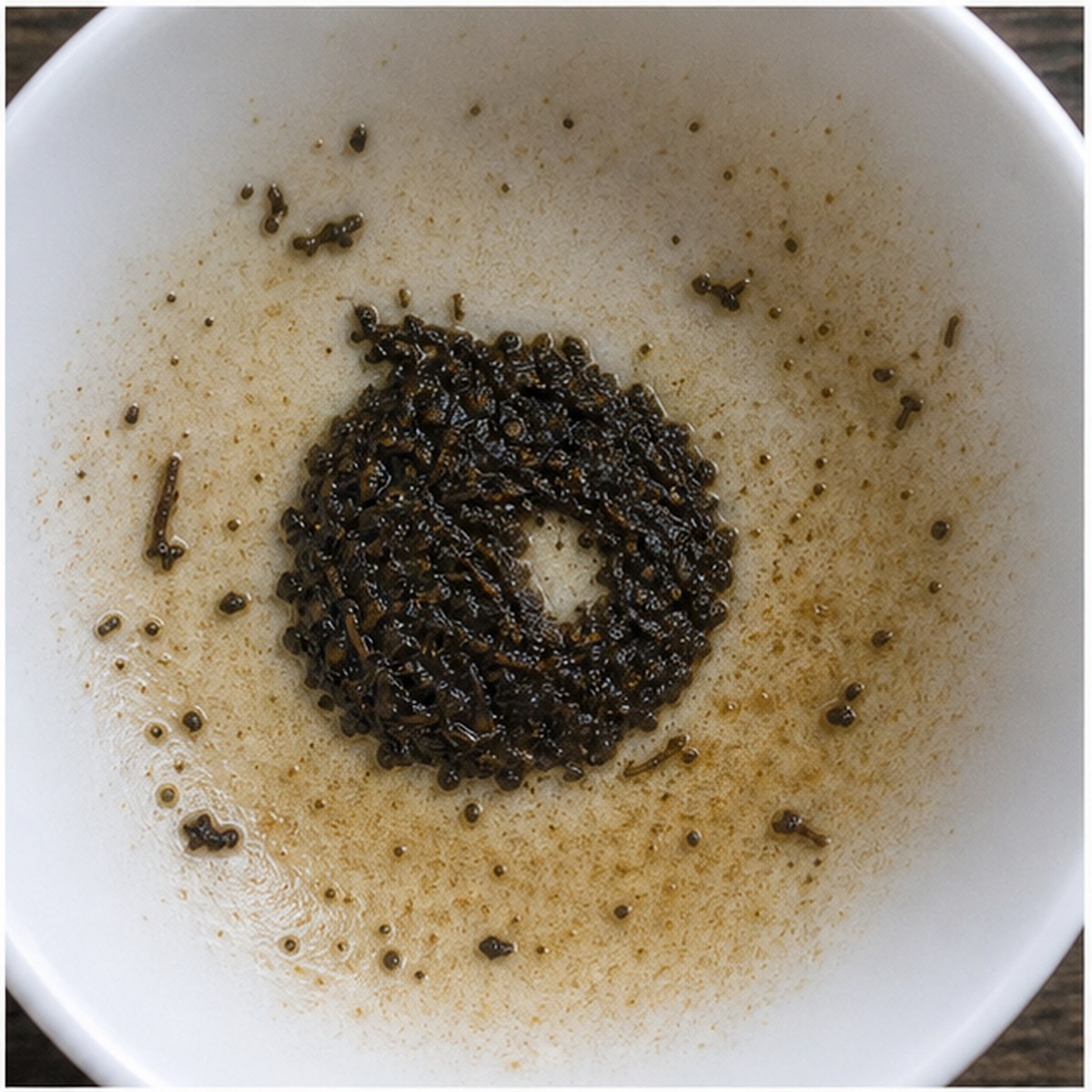 Cocoanut tea leaves cup variation one