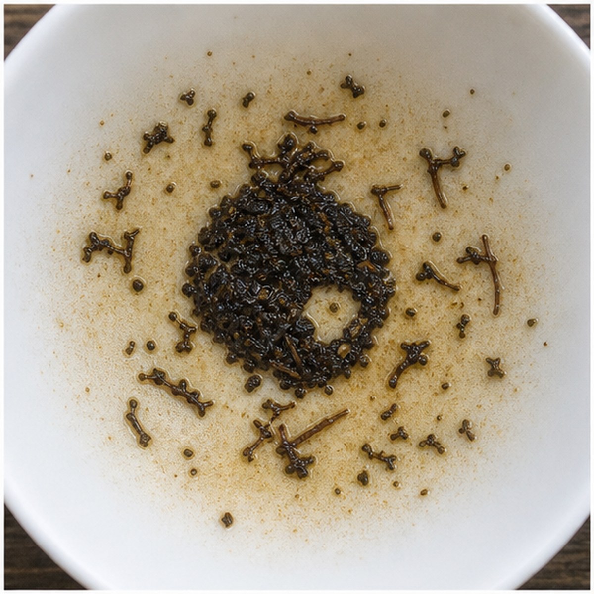 Cocoanut tea leaves cup variation two