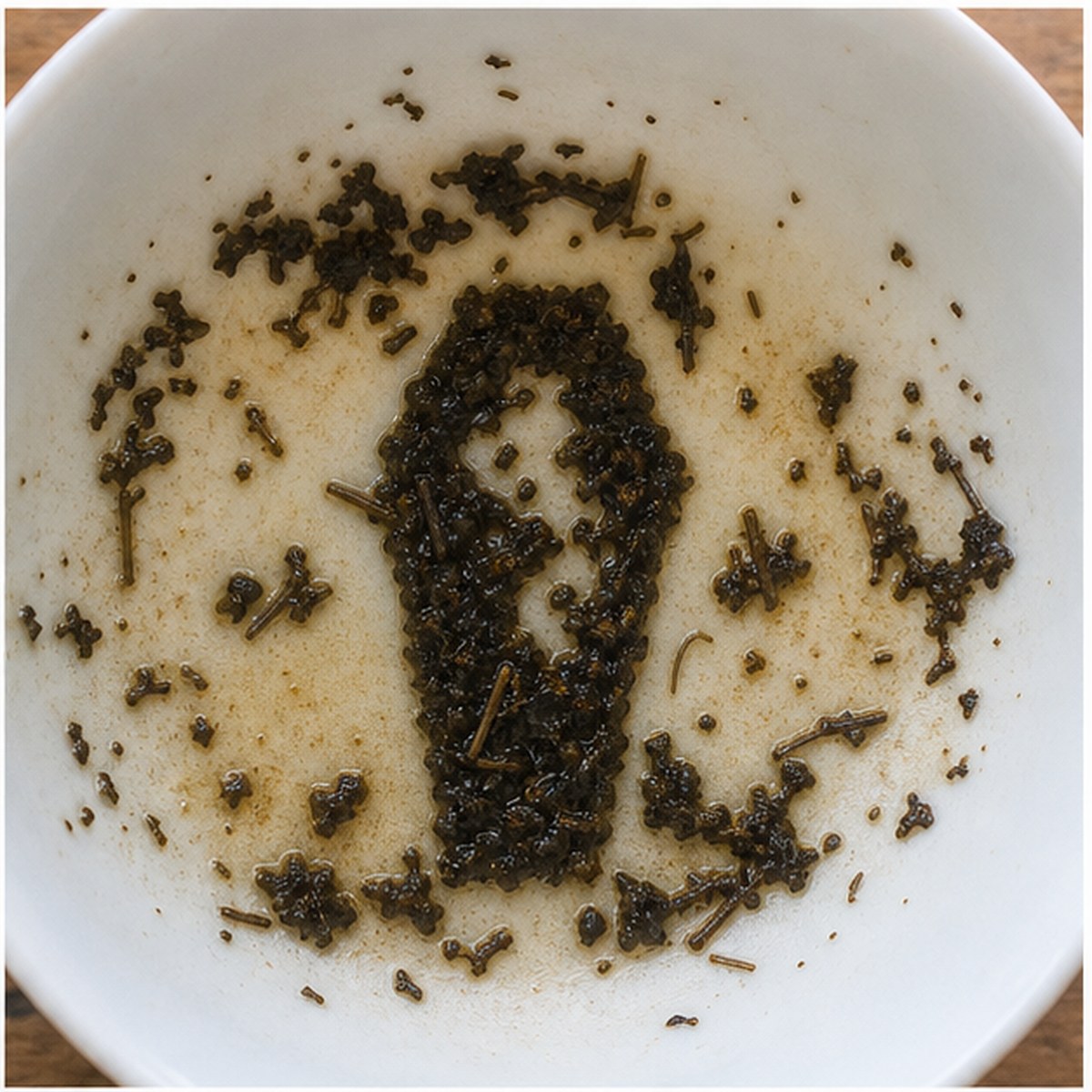 Coffin tea leaves cup variation one