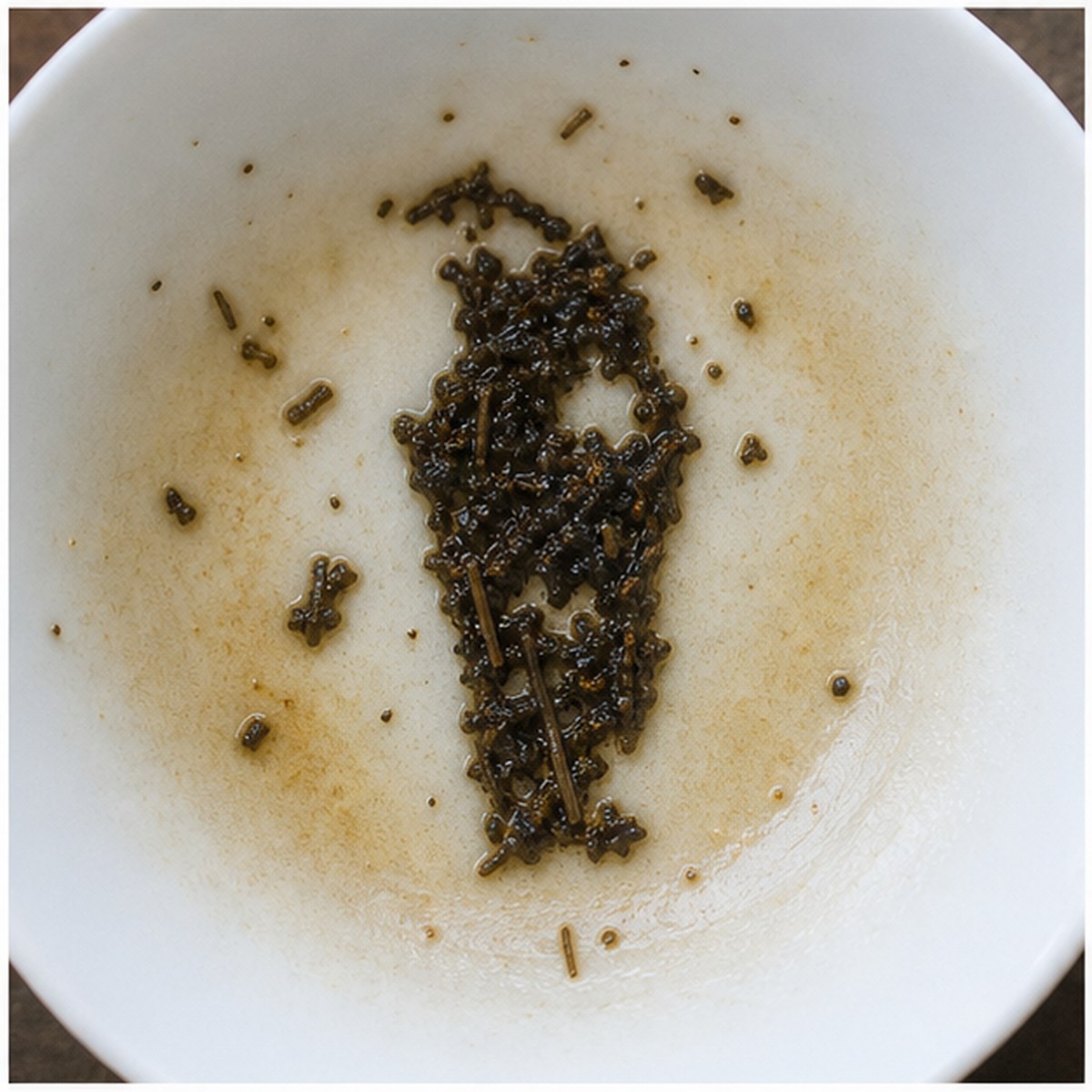 Coffin tea leaves cup variation two