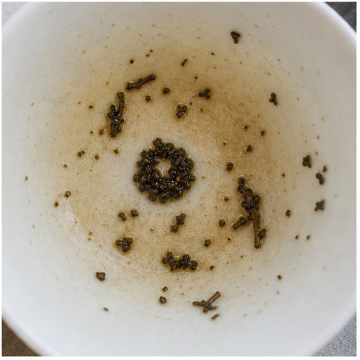 Collar-Stud tea leaves cup variation three