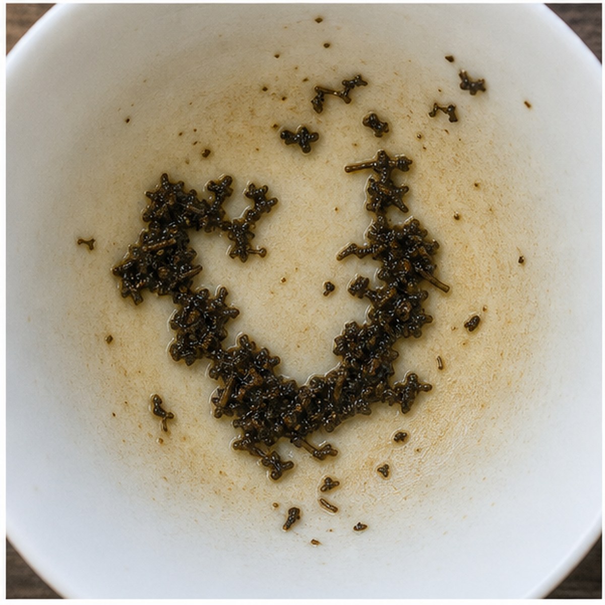 Collar tea leaves cup variation two