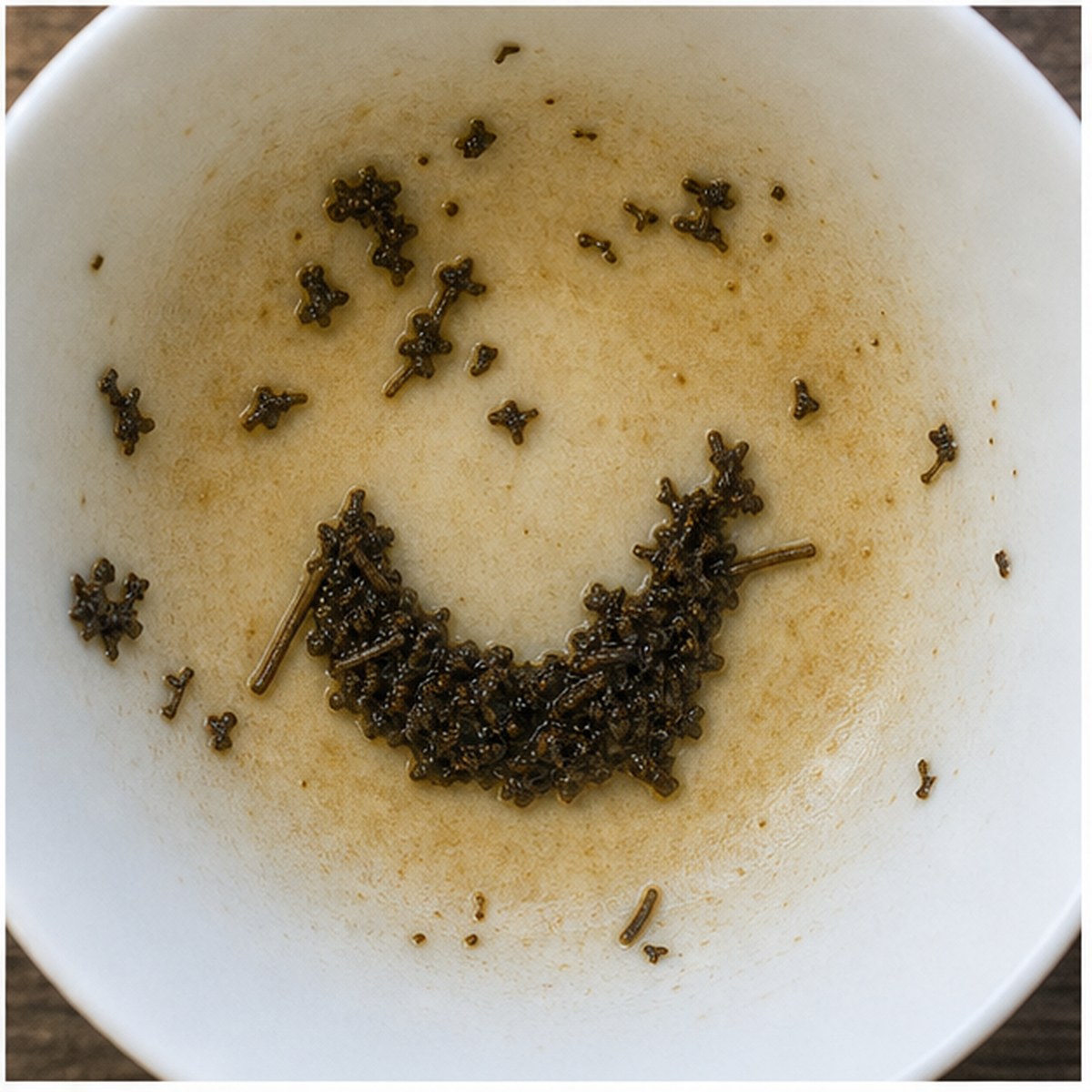 Collar tea leaves cup variation three