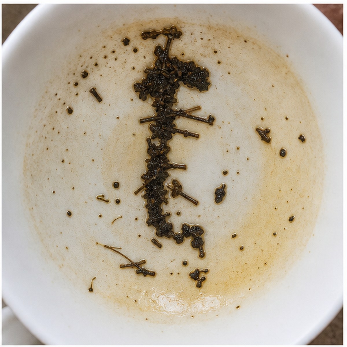 Comb tea leaves cup variation one
