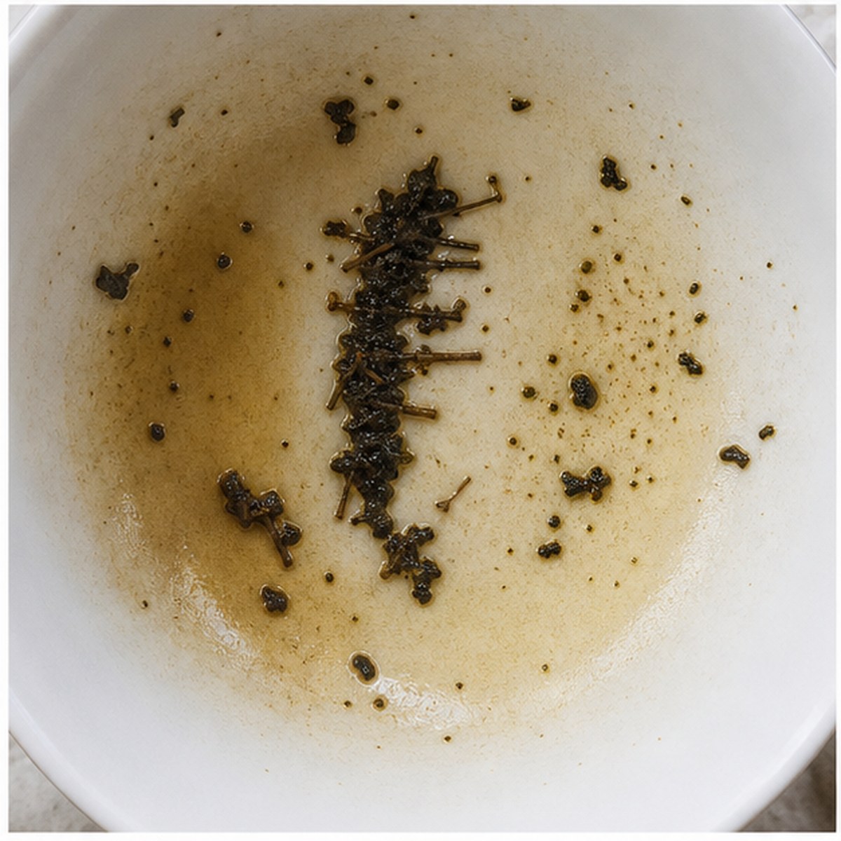 Comb tea leaves cup variation two