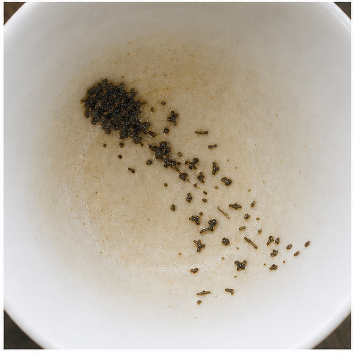 Comet tea leaves cup variation two
