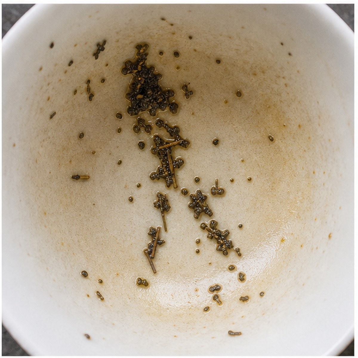 Compasses tea leaves cup variation one