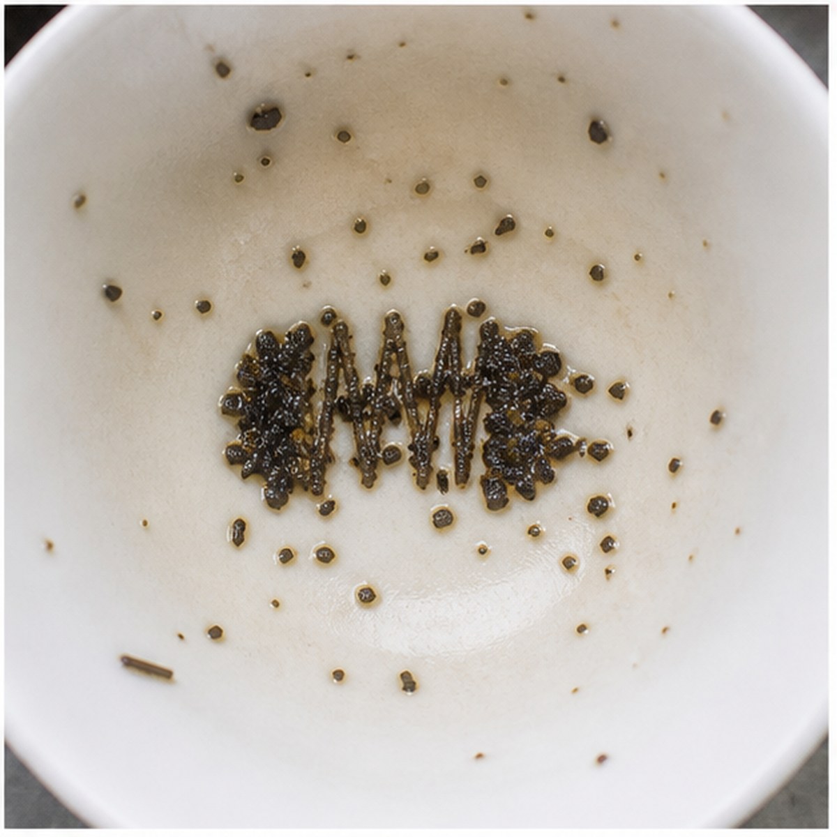 Concertina tea leaves cup variation three
