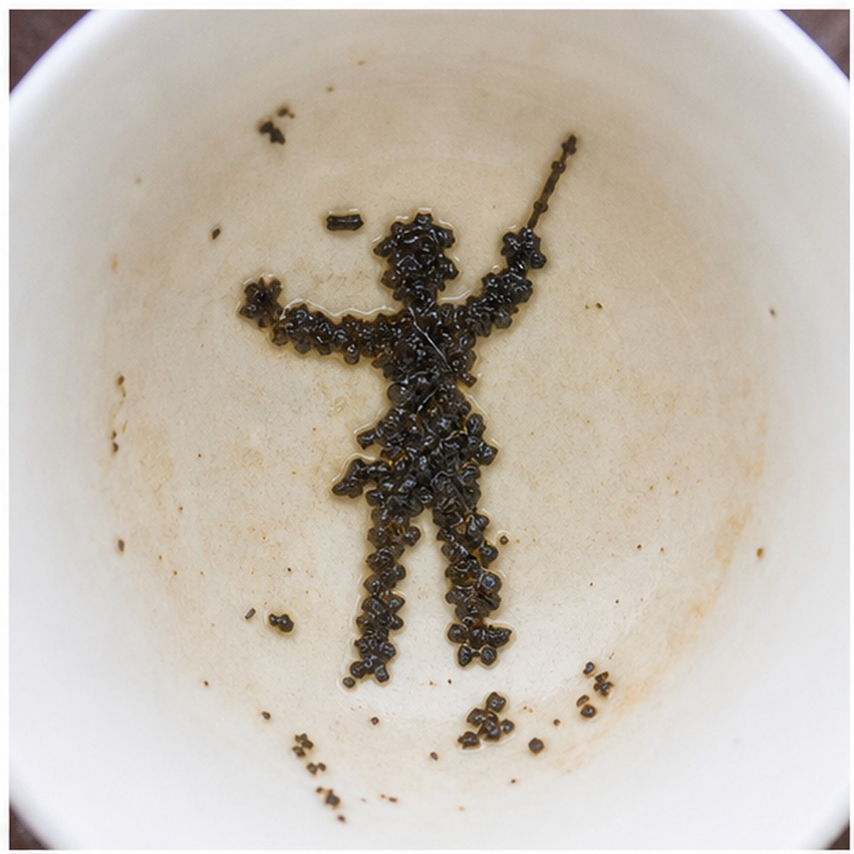 Conductor tea leaf reading cup example