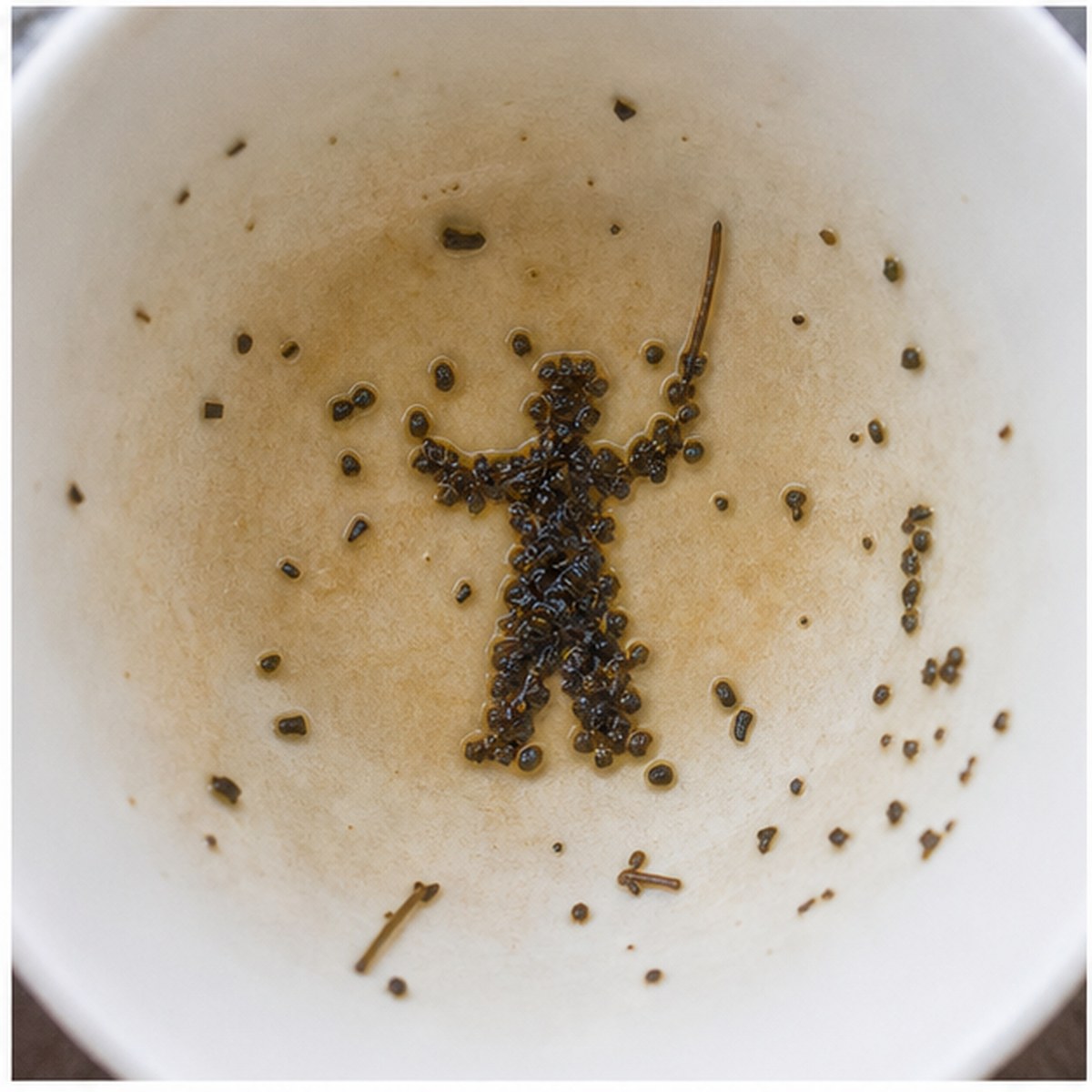 Conductor tea leaves cup variation two