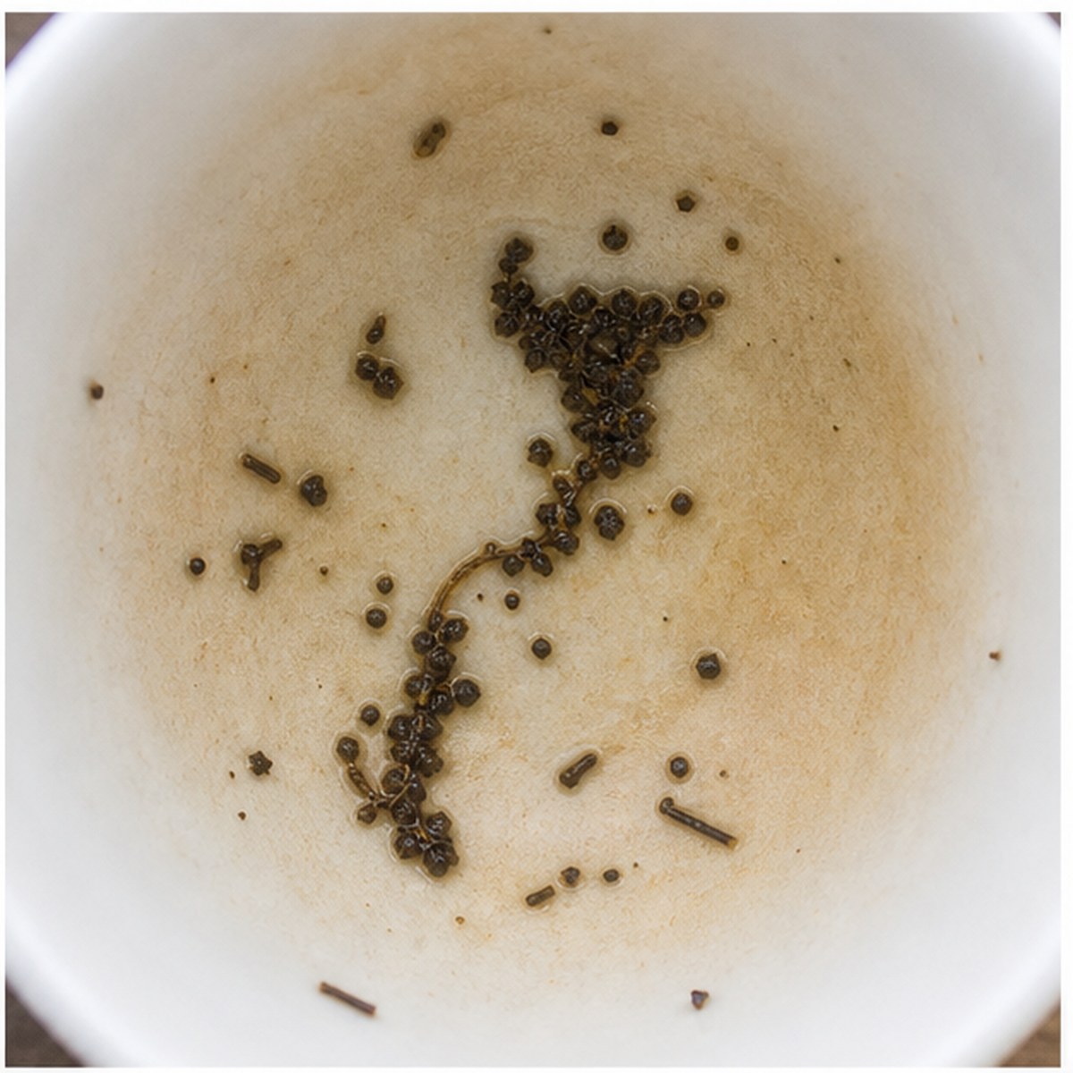 Convolvuli tea leaves cup variation one