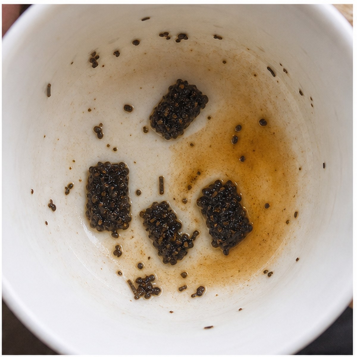 Corks tea leaves cup variation one