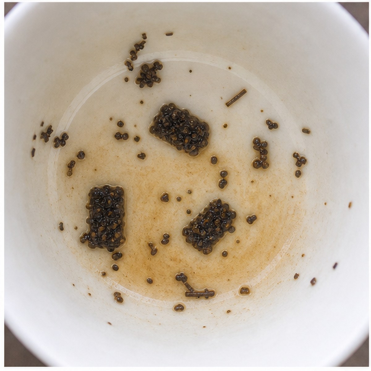 Corks tea leaves cup variation two