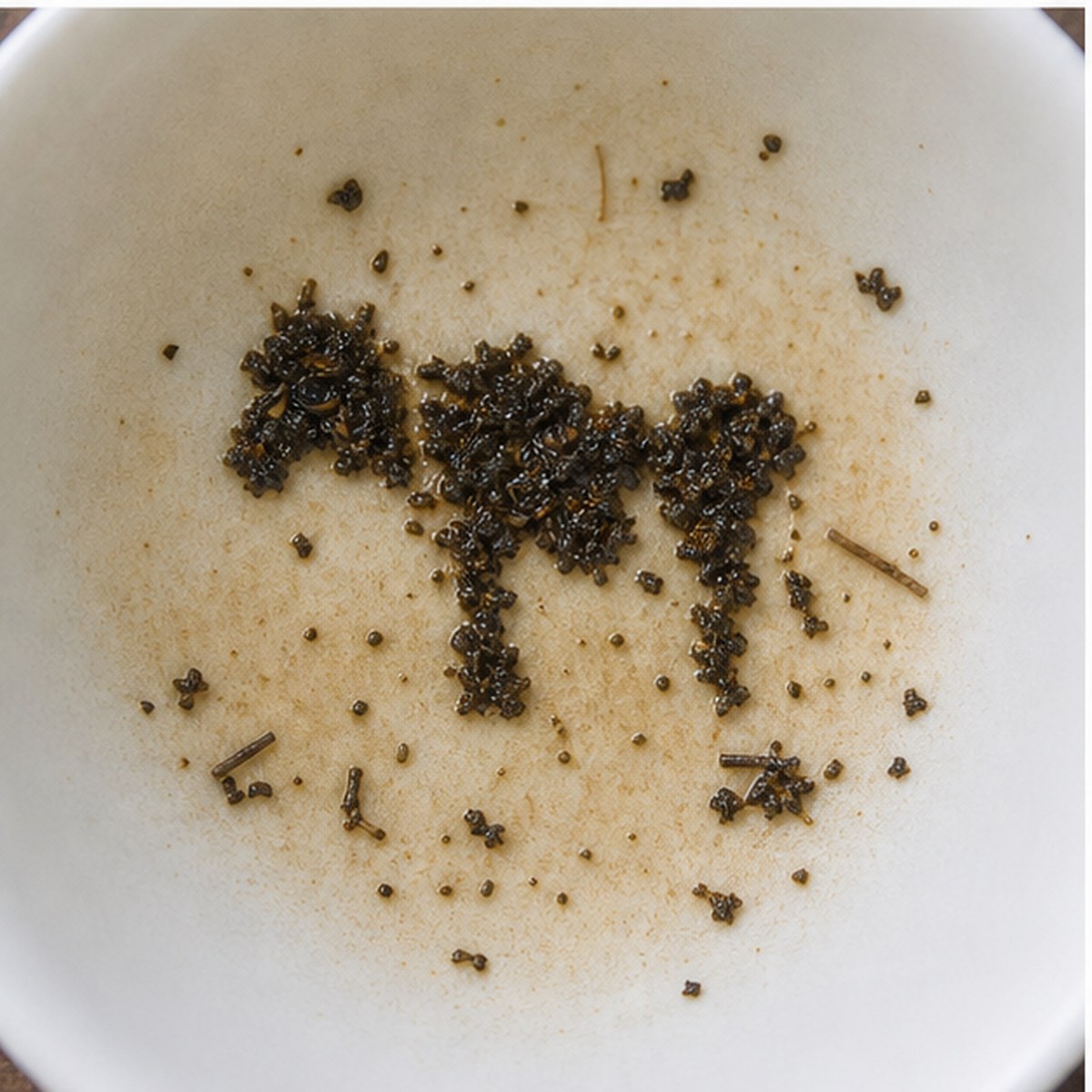 Cow tea leaves cup variation two