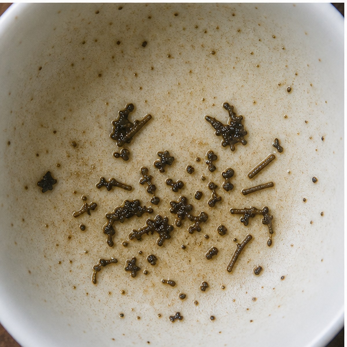 Crab tea leaves cup variation two