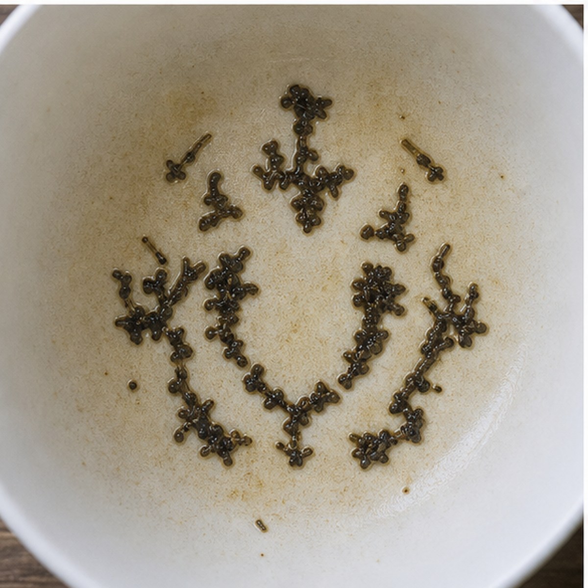 Crests tea leaves cup variation two