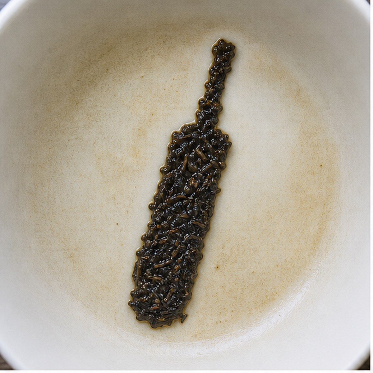 Cricket Bat tea leaf reading cup example
