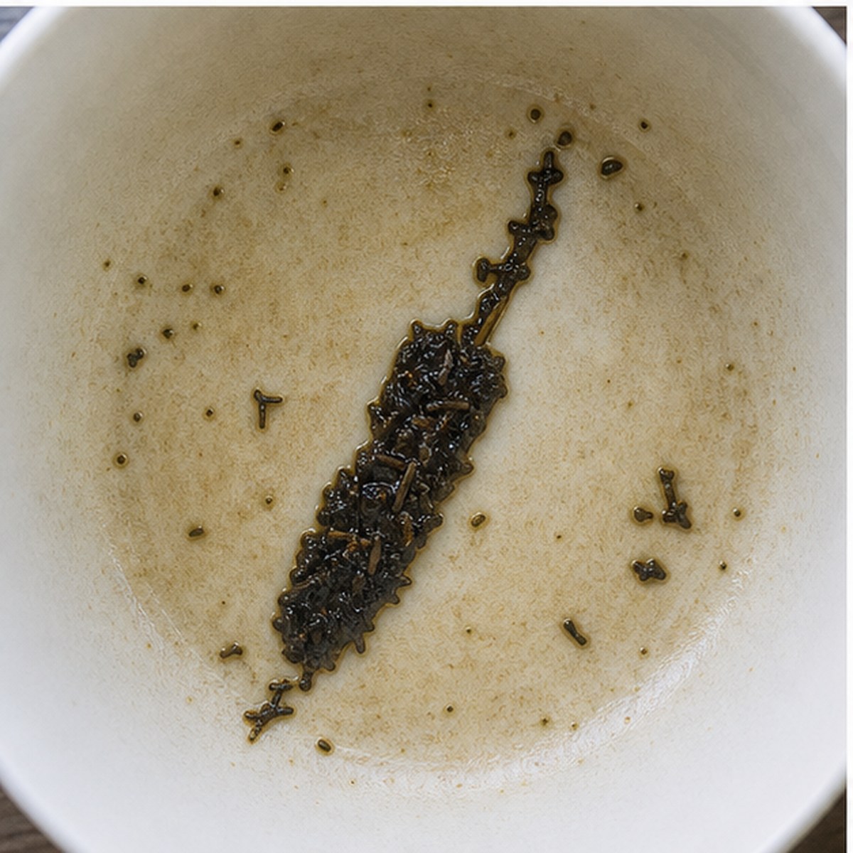 Cricket Bat tea leaves cup variation two