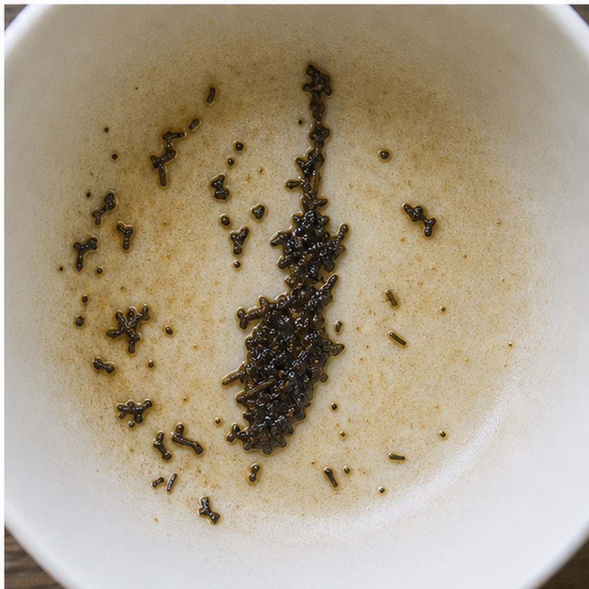 Cricket Bat tea leaves cup variation three