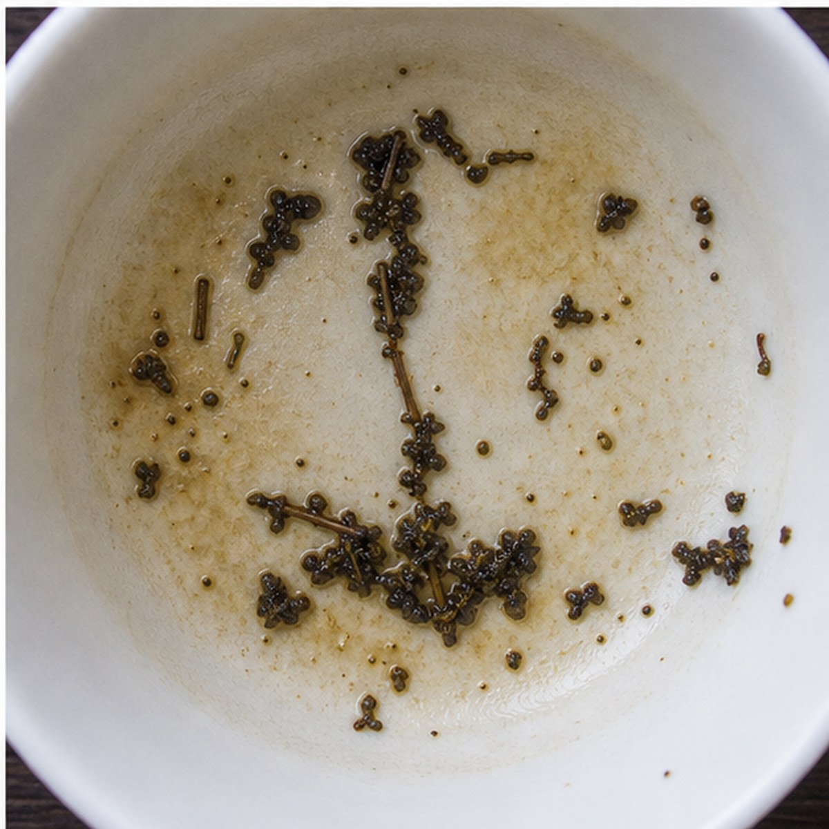 Cross tea leaves cup variation three