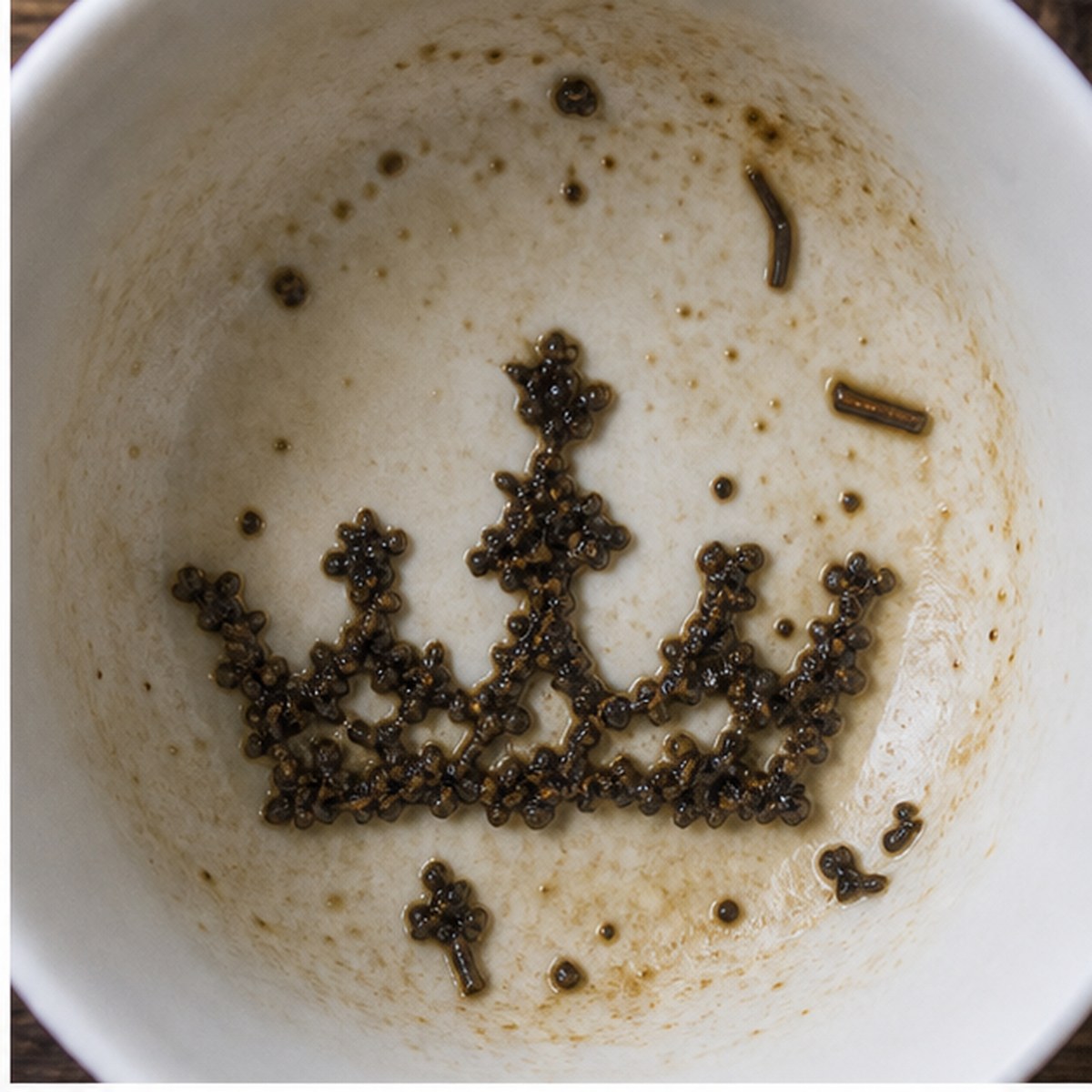 Crown tea leaves cup variation one