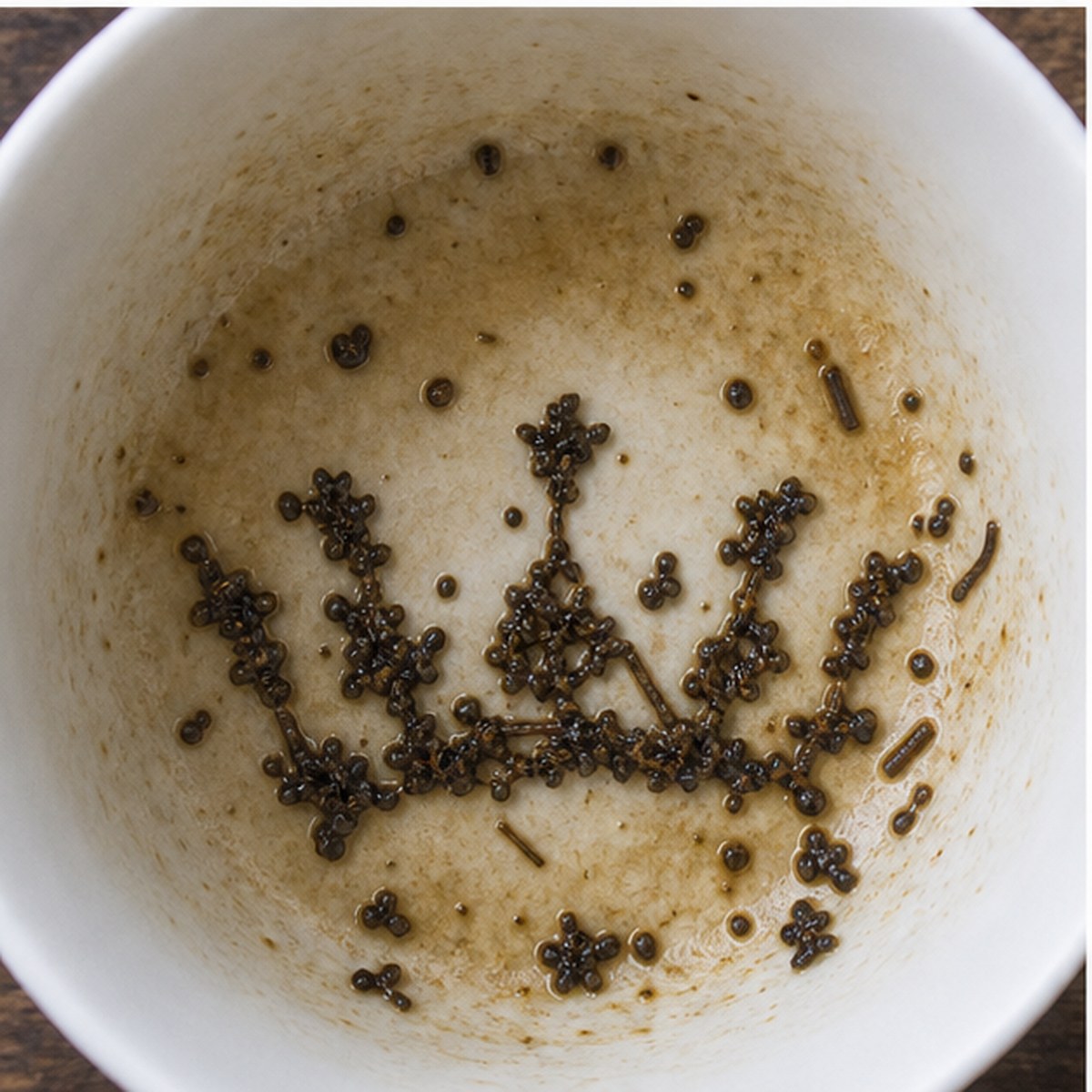 Crown tea leaves cup variation two