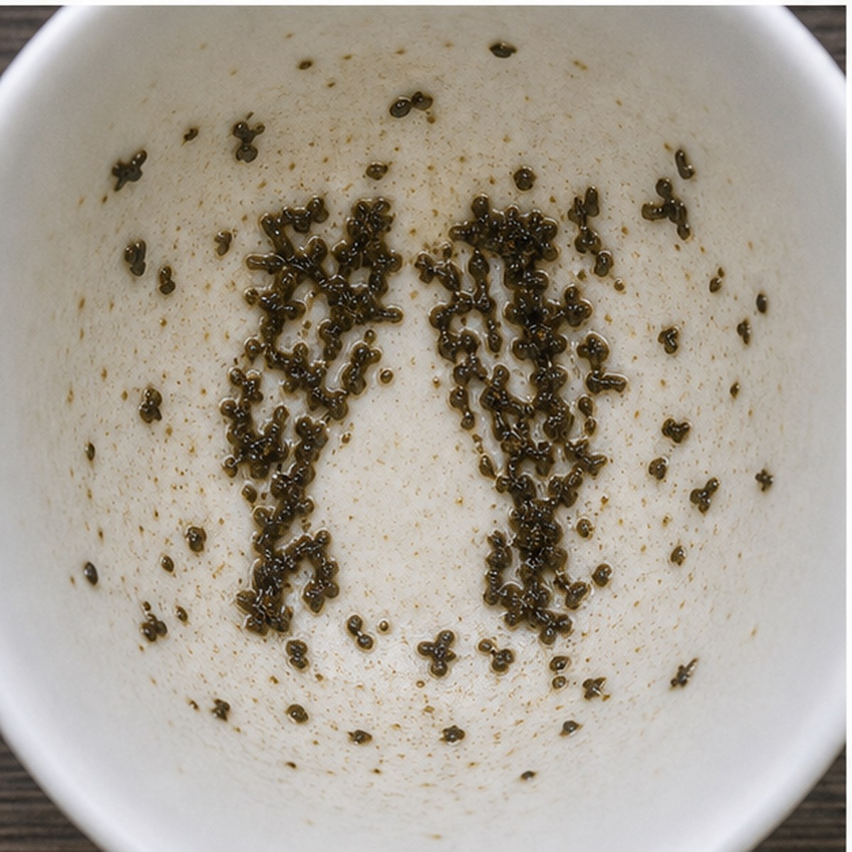 Curtain tea leaves cup variation two
