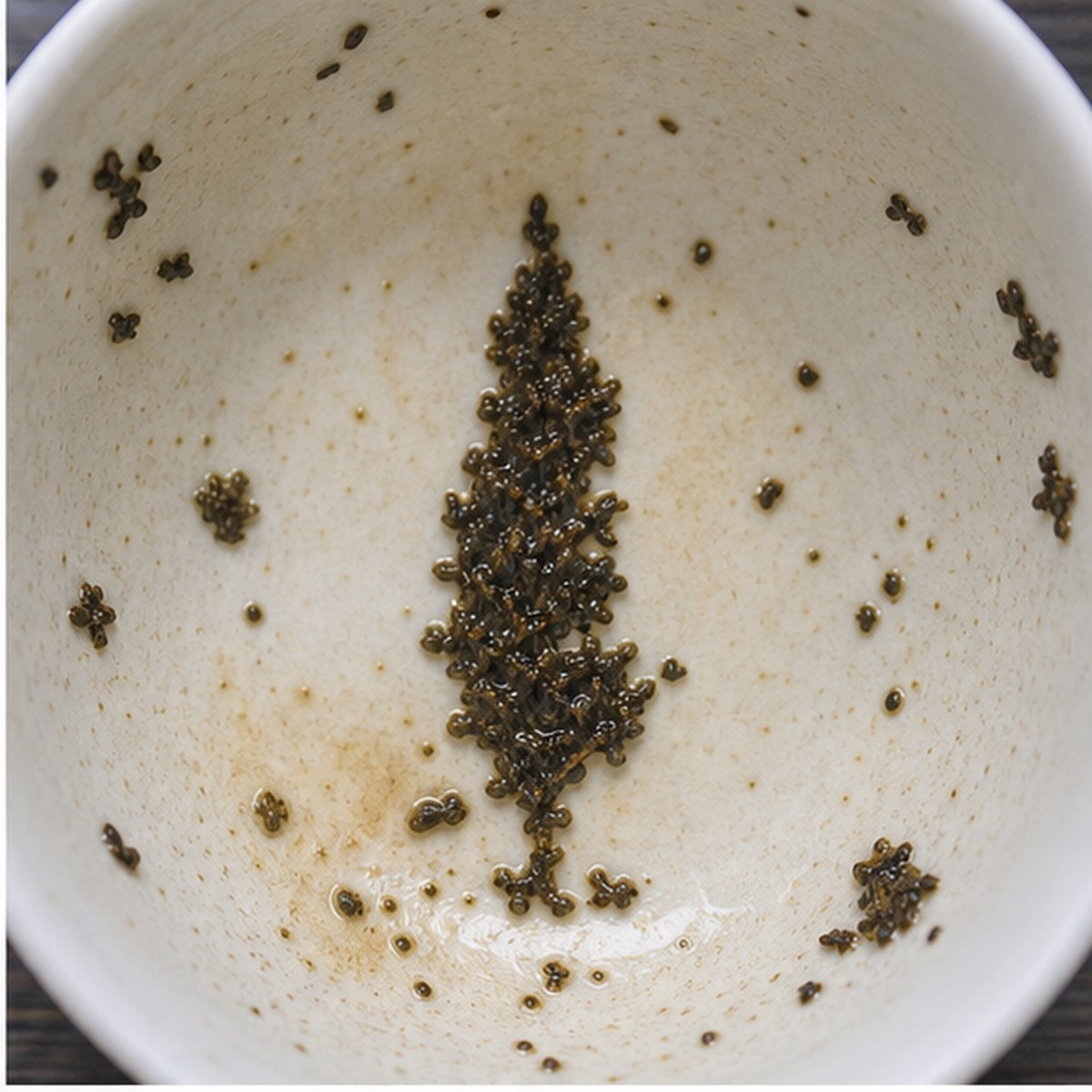 Cypress tea leaves cup variation one