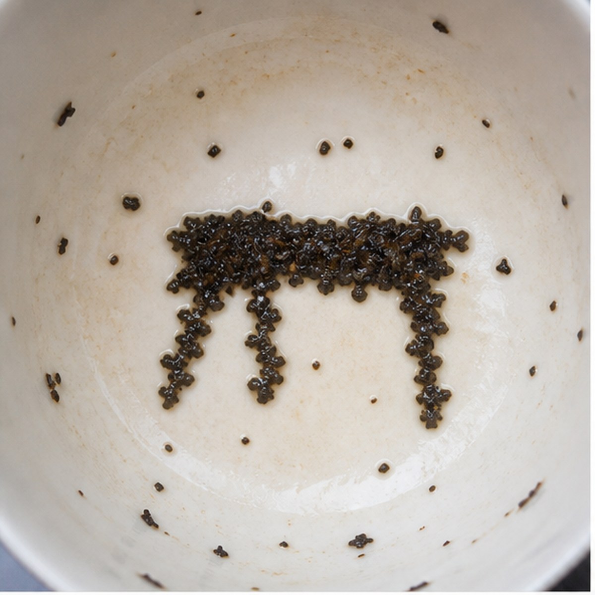 Desk tea leaf reading cup example