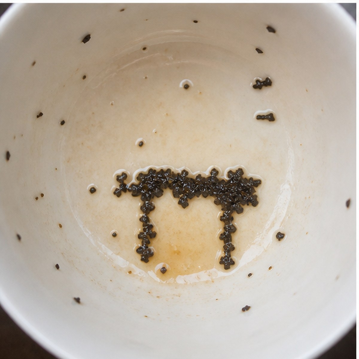 Desk tea leaves cup variation two