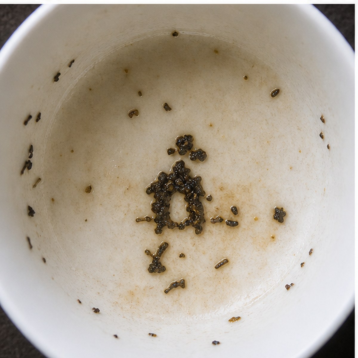 Dovecot tea leaves cup variation two