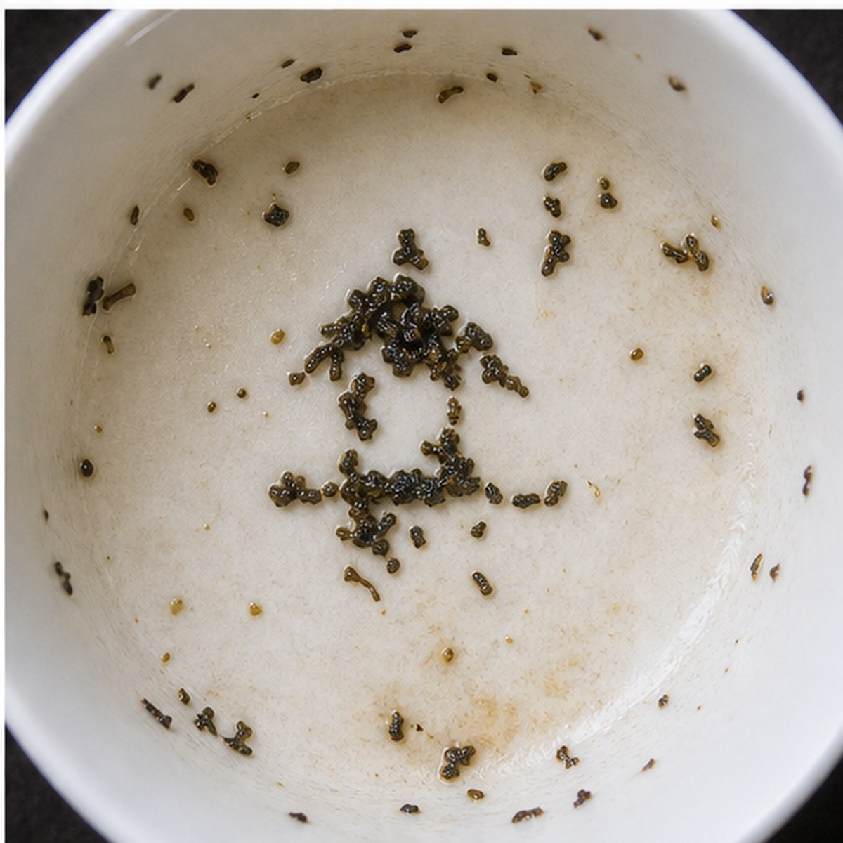 Dovecot tea leaves cup variation three
