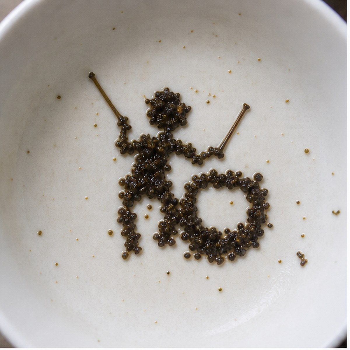 Drummer tea leaf reading cup example