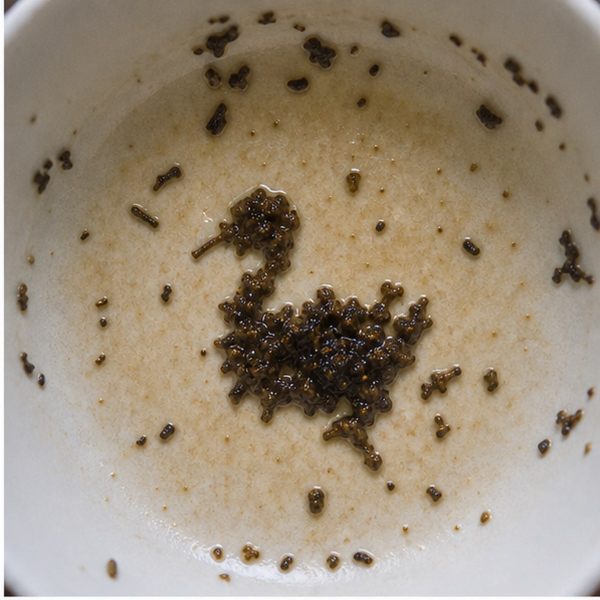 Duck tea leaves cup variation one
