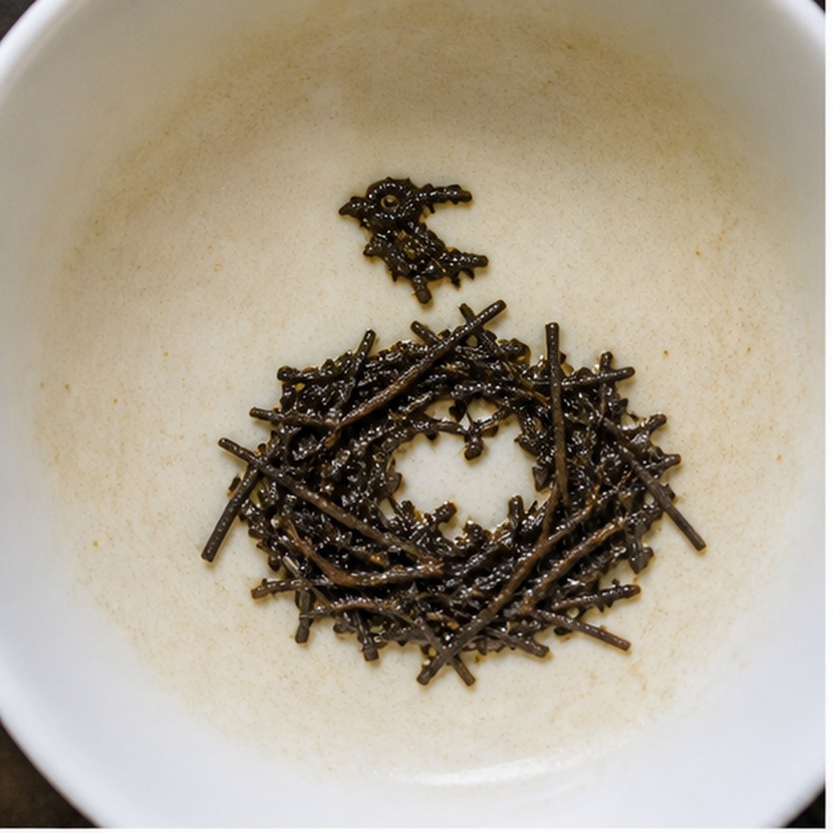 Eagle'S Nest tea leaf reading cup example