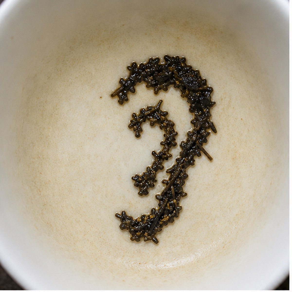 Ear tea leaf reading cup example
