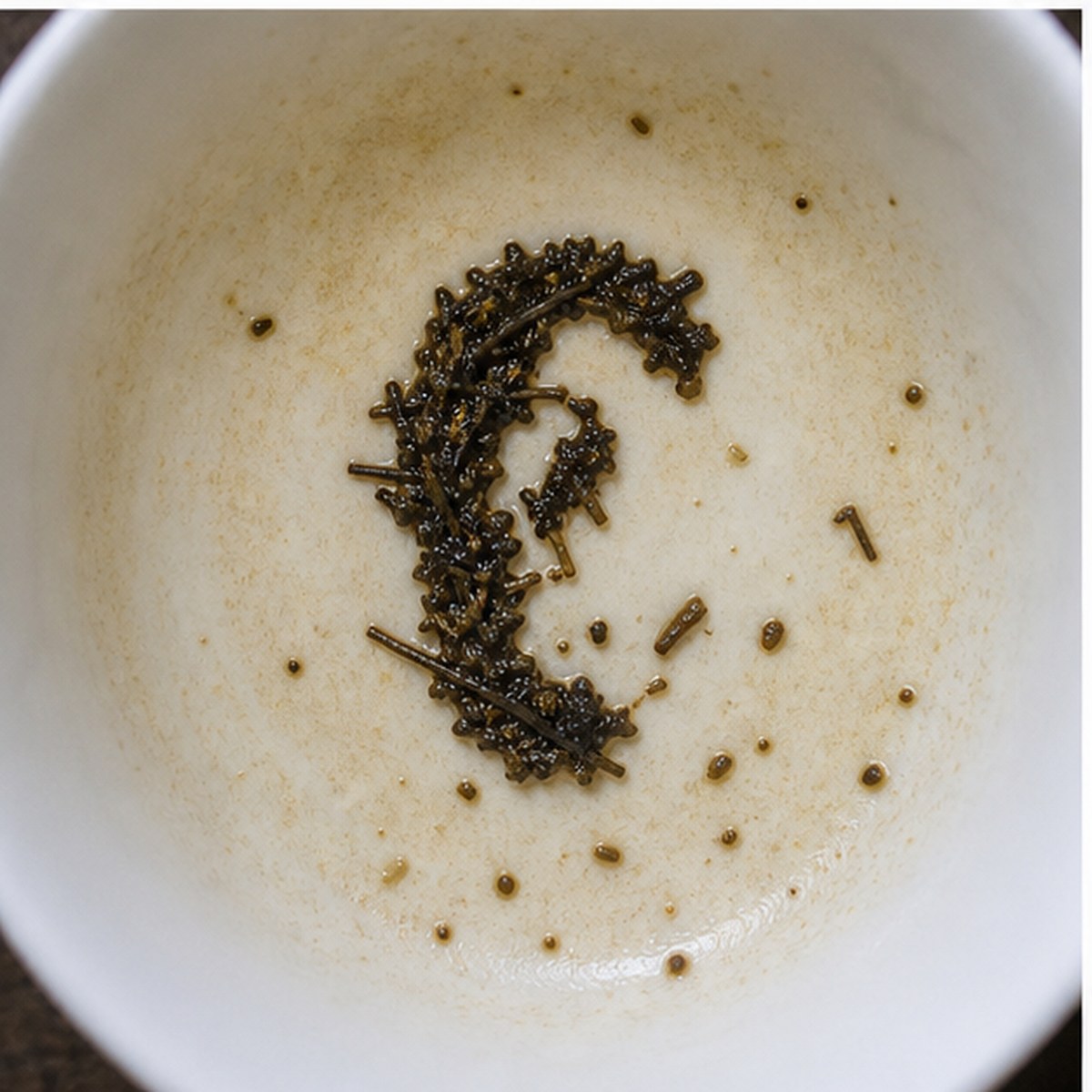 Ear tea leaves cup variation two