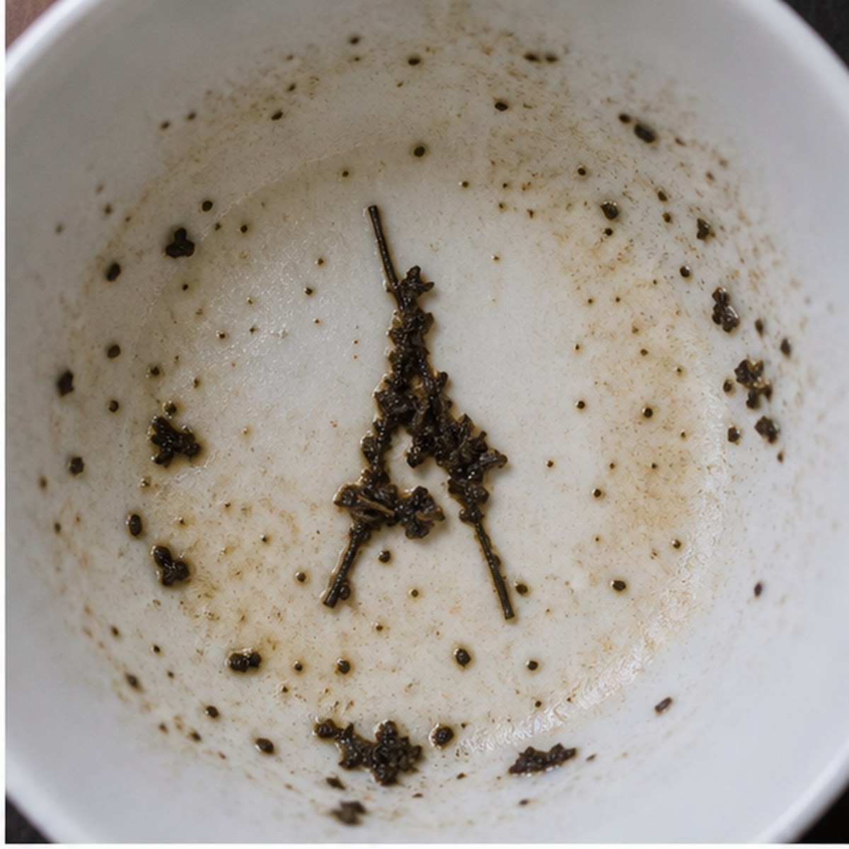 Easel tea leaves cup variation one