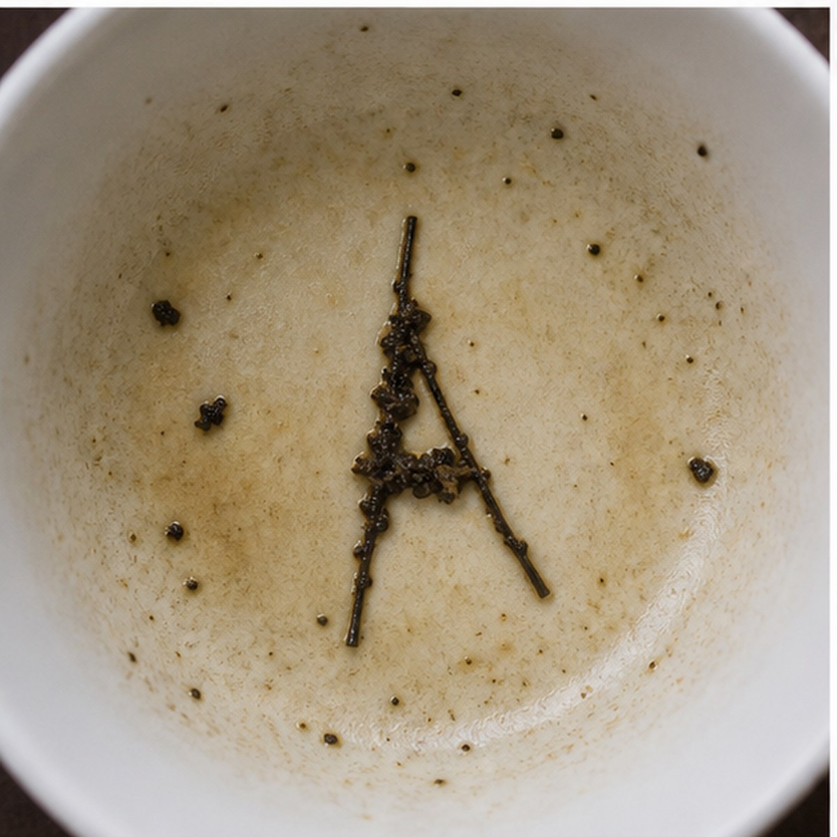 Easel tea leaves cup variation two