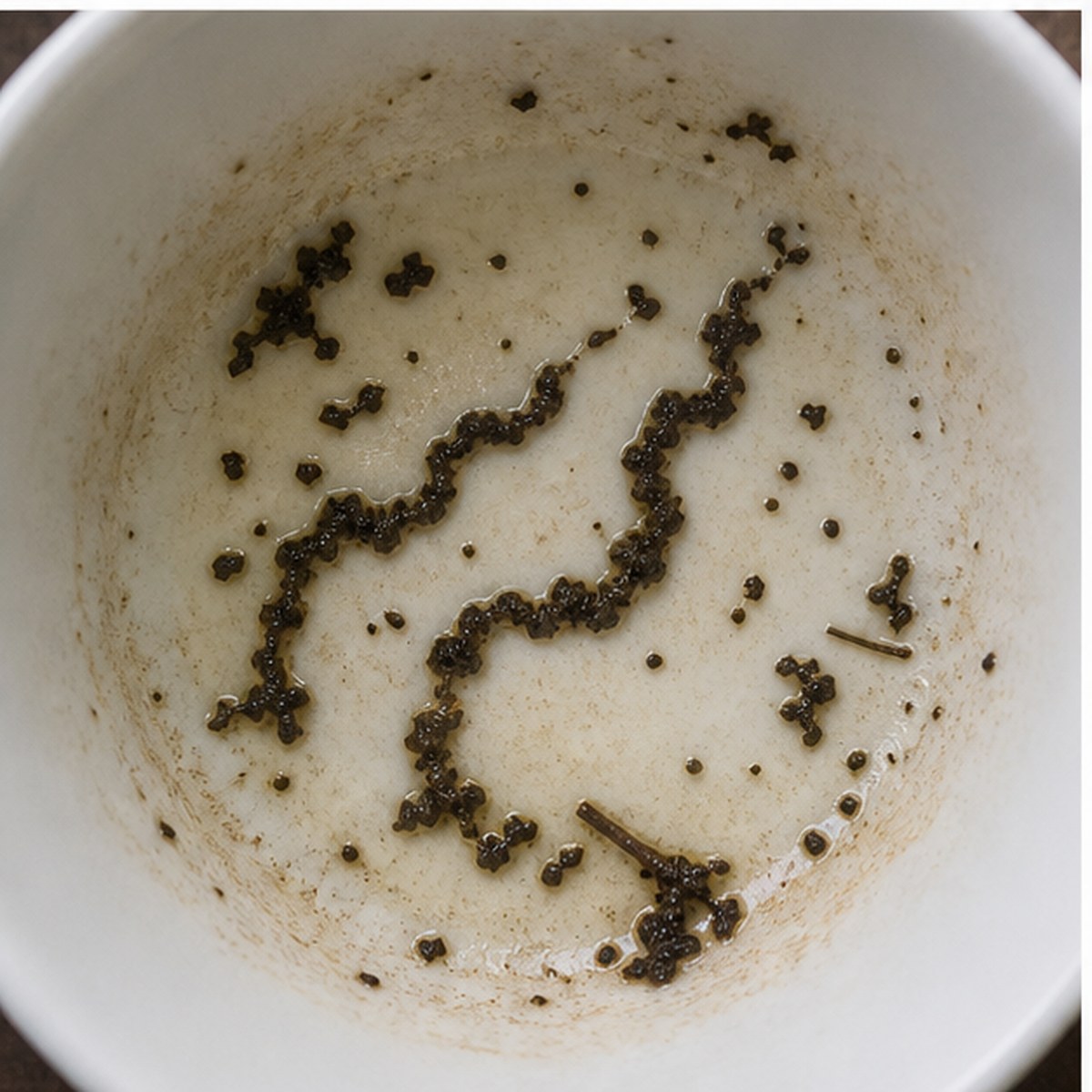 Eels tea leaves cup variation two