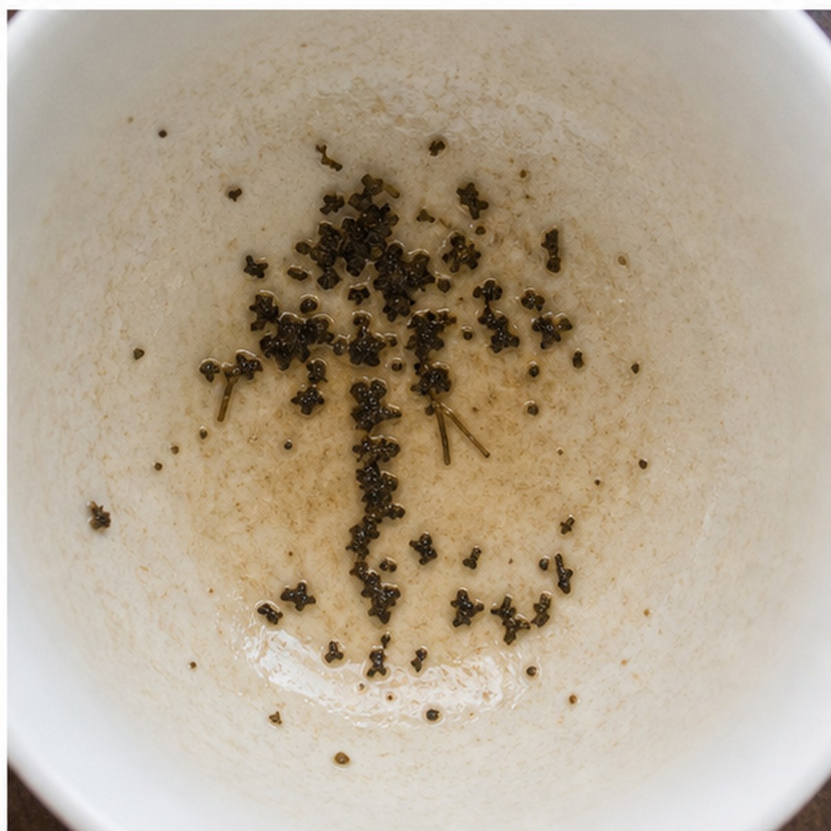 Elm Tree tea leaves cup variation three