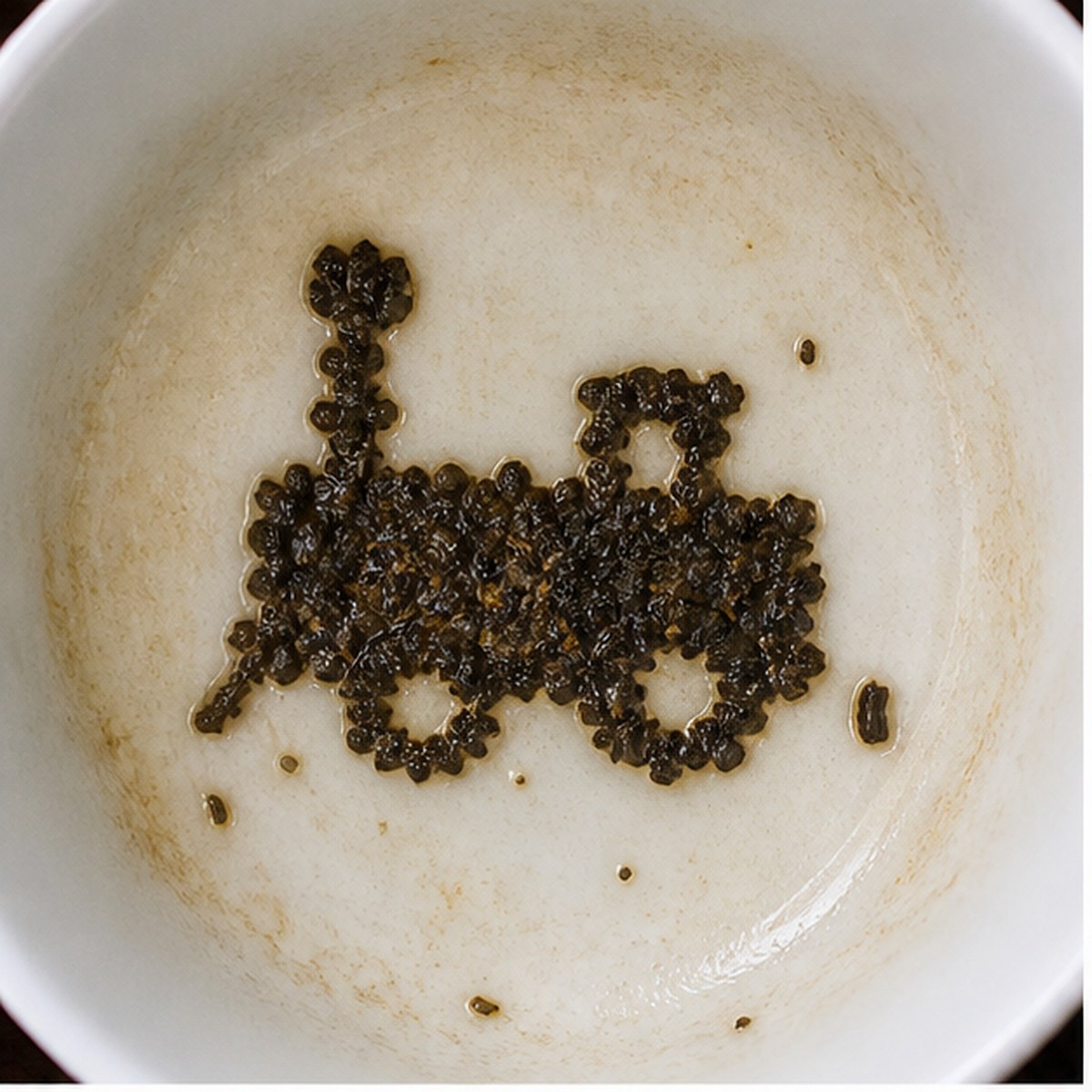Engine tea leaf reading cup example