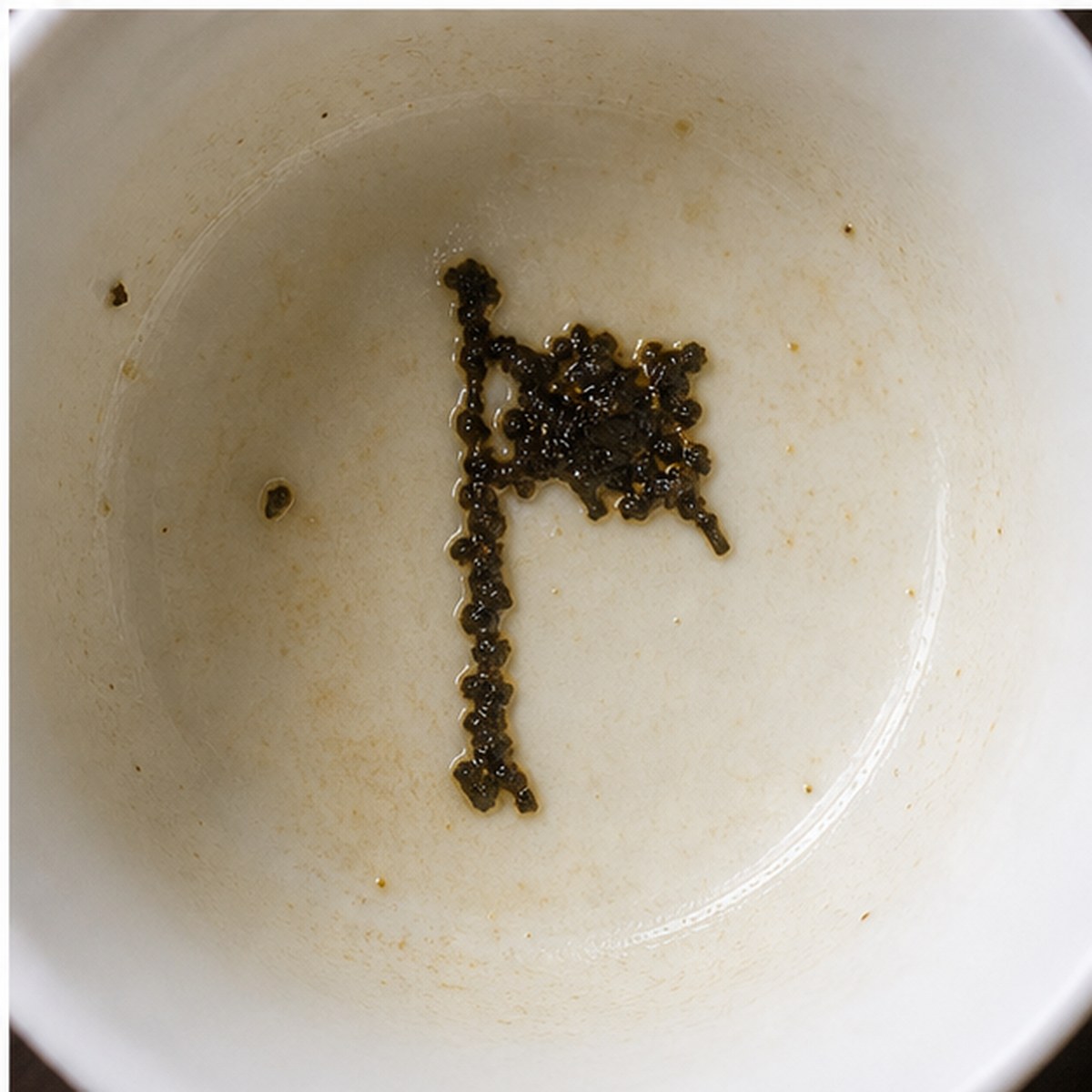 Ensign tea leaves cup variation three