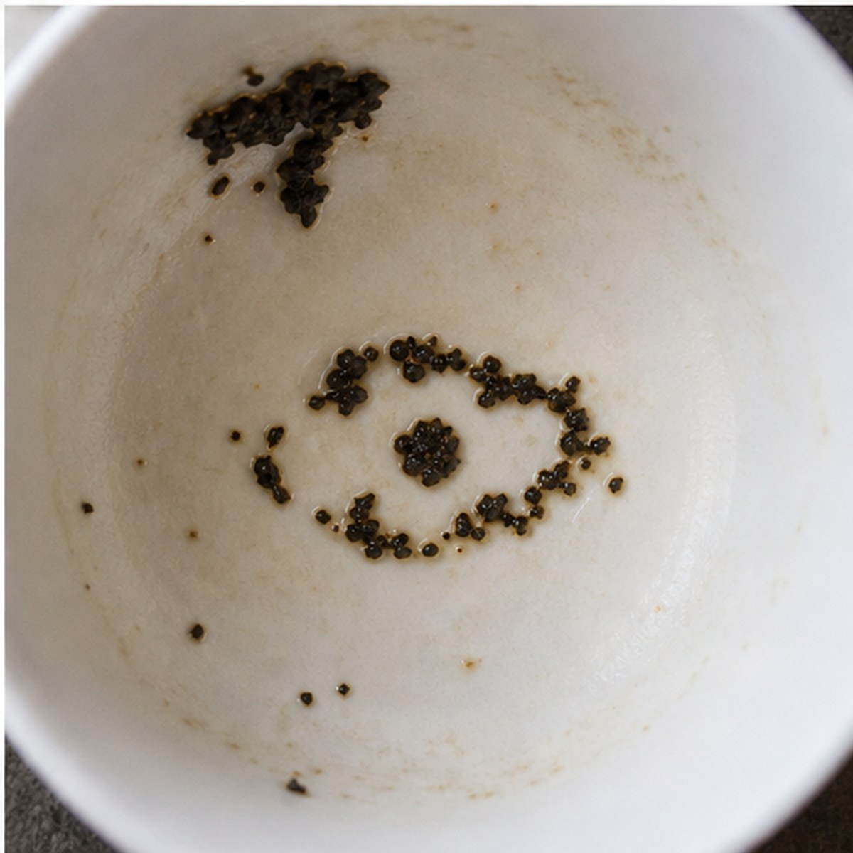Eye tea leaves cup variation three